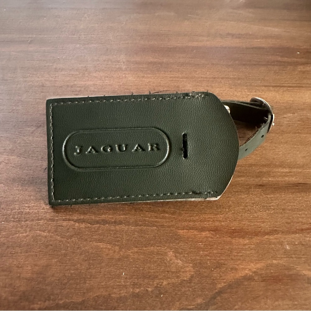 Jaguar Luggage Tag Vintage